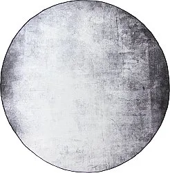 Tapis rond - Rosia (bleu/gris)
