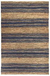 Tapis en jute - Kayes (jute/bleu)