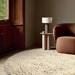 Tapis rond - Aliste Wool Shaggy (alabaster gleam)