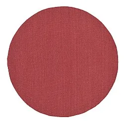 Tapis rond - Hamilton (rouge foncé)