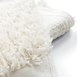 Tapis rond - Sivota Natural Cotton Shaggy (blanc cassé)