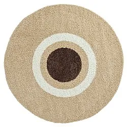 Tapis ronds - Alsace (beige/blanc/marron)