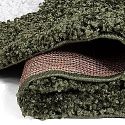 Tapis ronds - Asilah (vert/blanc)