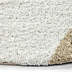 Tapis ronds - Chiniot (marron/beige/blanc)