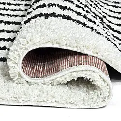 Tapis ronds - Cluny (blanc/noir)