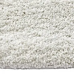 Tapis ronds - Gordes (orange/blanc)