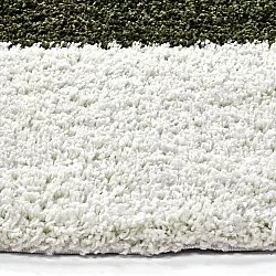 Tapis ronds - Gordes (vert/blanc)