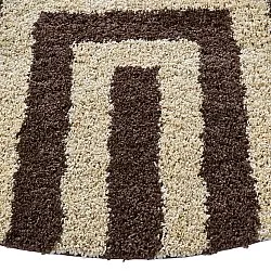 Tapis ronds - Imilchil (beige/marron)