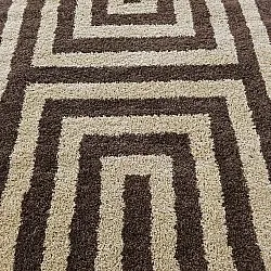 Tapis ronds - Imilchil (beige/marron)