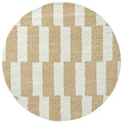 Tapis ronds - Tamri (beige/blanc)