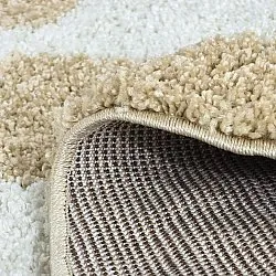 Tapis ronds - Tamri (beige/blanc)