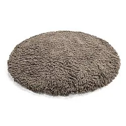Tapis rond - Aliste Wool Shaggy (marron)