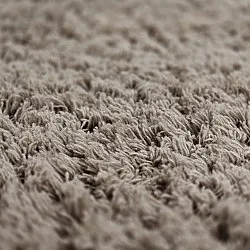Tapis rond - Aliste Wool Shaggy (marron)