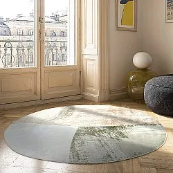 Tapis rond - Fia (rose/multi)