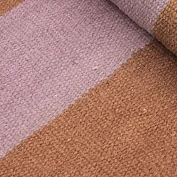 Tapis rond - Garine (orange/rose)