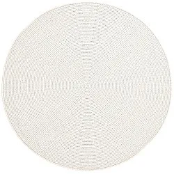 Tapis rond - Intérieur/Extérieur Arlo (blanc cassé)