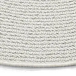Tapis rond - Intérieur/Extérieur Arlo (blanc cassé)
