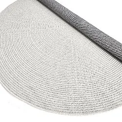 Tapis rond - Intérieur/Extérieur Arlo (blanc cassé)