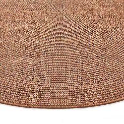 Tapis rond - Intérieur/Extérieur Arlo (orange)