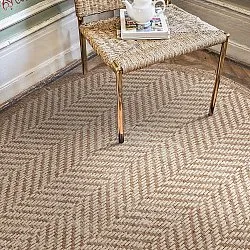 Tapis rond - Indoor/Outdoor Donora (marron)
