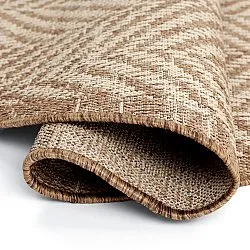 Tapis rond - Indoor/Outdoor Donora (marron)