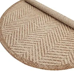 Tapis rond - Indoor/Outdoor Donora (marron)