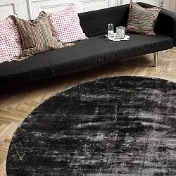 Tapis rond - Jodhpur Special Luxury Edition (noir)