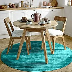 Tapis rond - Jodhpur Special Luxury Edition (turquoise)