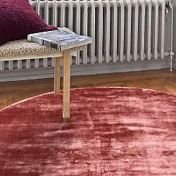 Tapis rond - Jodhpur Special Luxury Edition (rouge bordeaux)