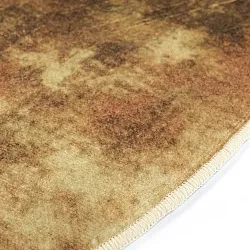 Tapis rond - Lazio (beige/rose)