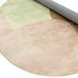 Tapis rond - Lazio (beige/rose)