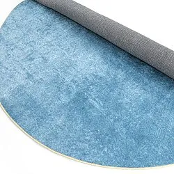 Tapis rond - Lynton (bleu)