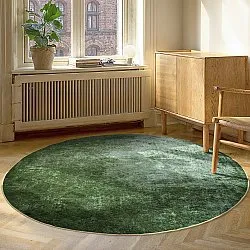 Tapis rond - Lynton (vert)