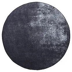 Tapis rond - Lynton (noir)