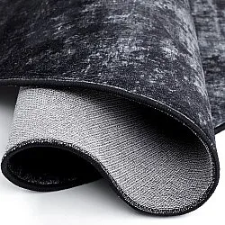 Tapis rond - Lynton (noir)