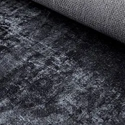 Tapis rond - Lynton (noir)