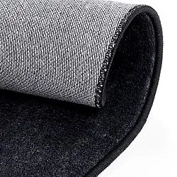 Tapis rond - Lynton (noir)