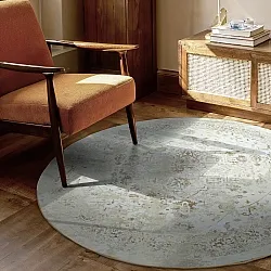 Tapis rond - Mateur (beige)