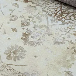 Tapis rond - Mateur (beige)