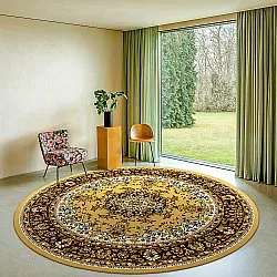 Tapis rond - Peking (doré)