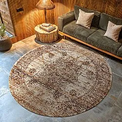 Tapis rond - Peking Royal (blanc)