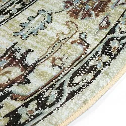 Tapis rond - Siliana (beige)