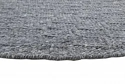 Tapis rond - Rut (gris foncé)