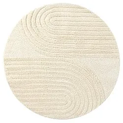 Tapis ronds - Evora (blanc cassé)