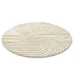 Tapis ronds - Evora (blanc cassé)