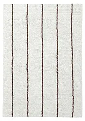 Tapis à poils longs - Eze (blanc/marron)