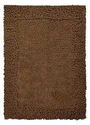 Tapis à poils longs - Melilla Hand Woven Wool Shaggy (marron)