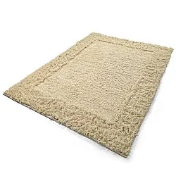 Tapis à poils longs - Melilla Hand Woven Wool Shaggy (naturel)