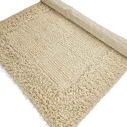 Tapis à poils longs - Melilla Hand Woven Wool Shaggy (naturel)