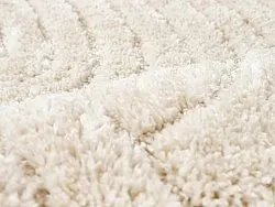 Tapis ronds - Wendy (blanc cassé)